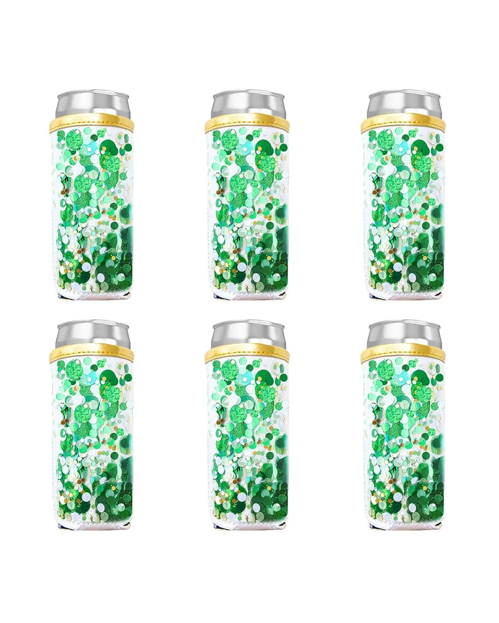 Spirit Squad Confetti Skinny Can Cooler