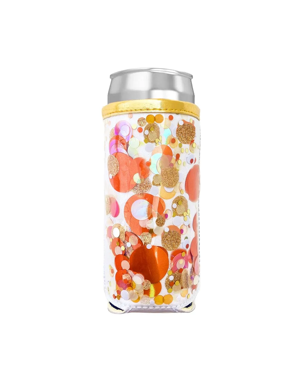 Spirit Squad Confetti Skinny Can Cooler