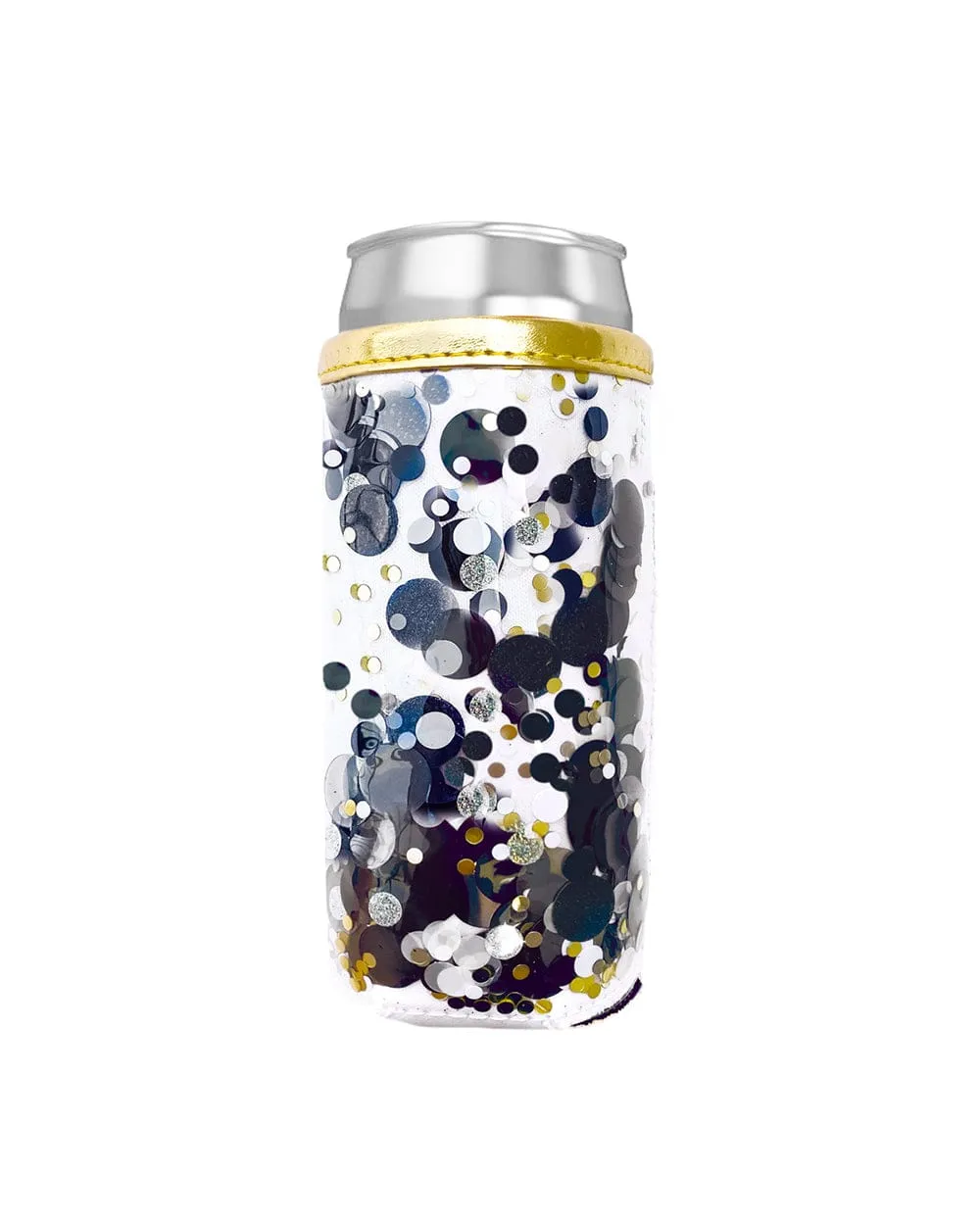 Spirit Squad Confetti Skinny Can Cooler