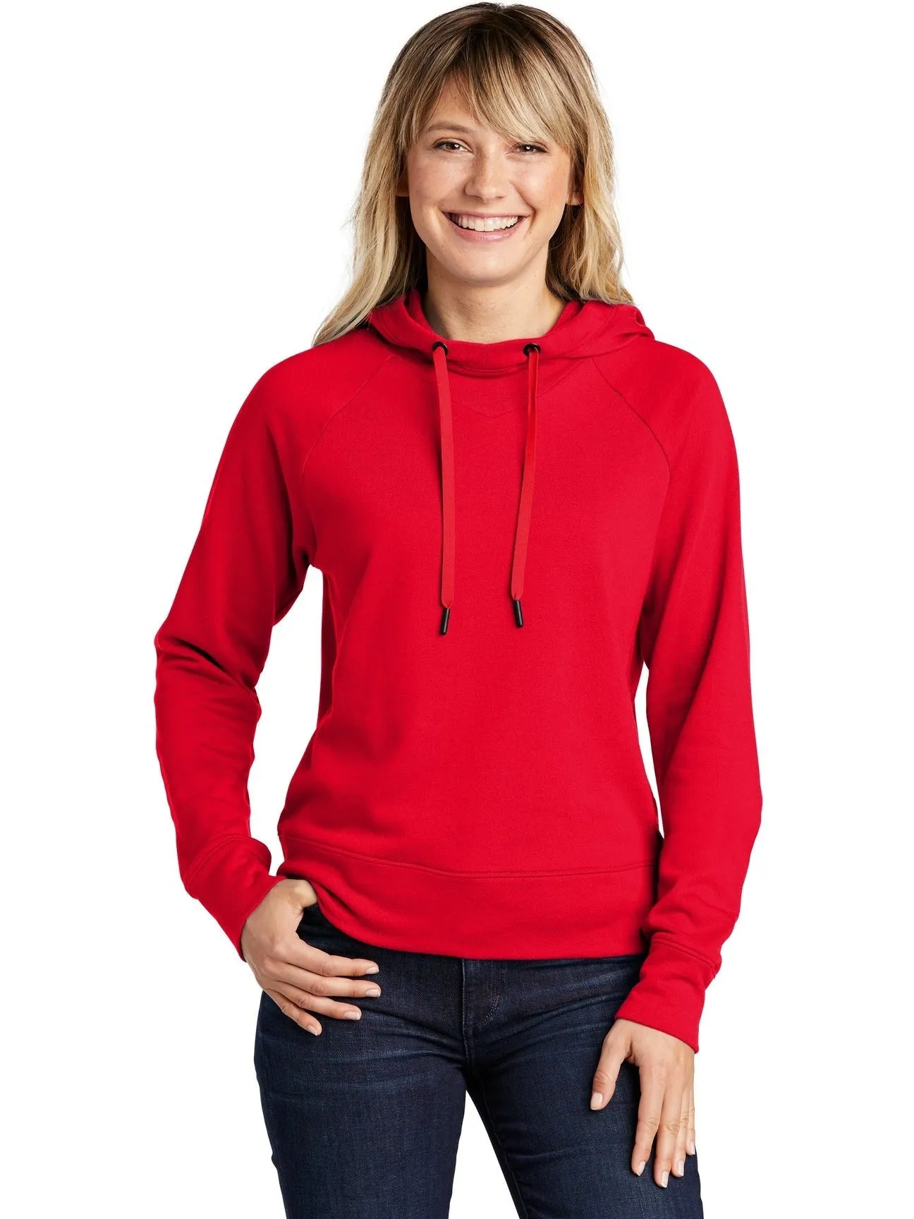 Sport-Tek Ladies Lightweight French Terry Pullover Hoodie