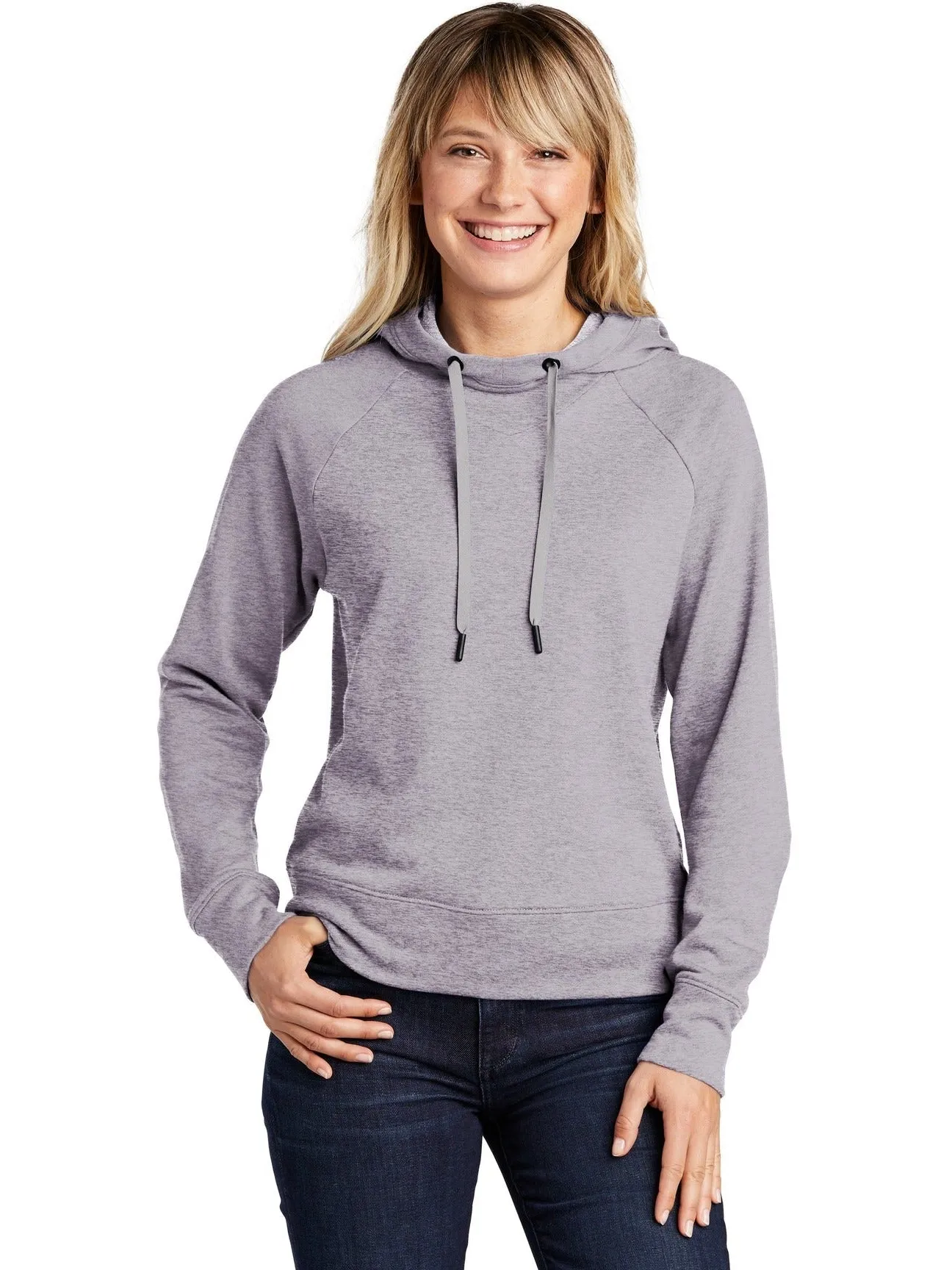 Sport-Tek Ladies Lightweight French Terry Pullover Hoodie