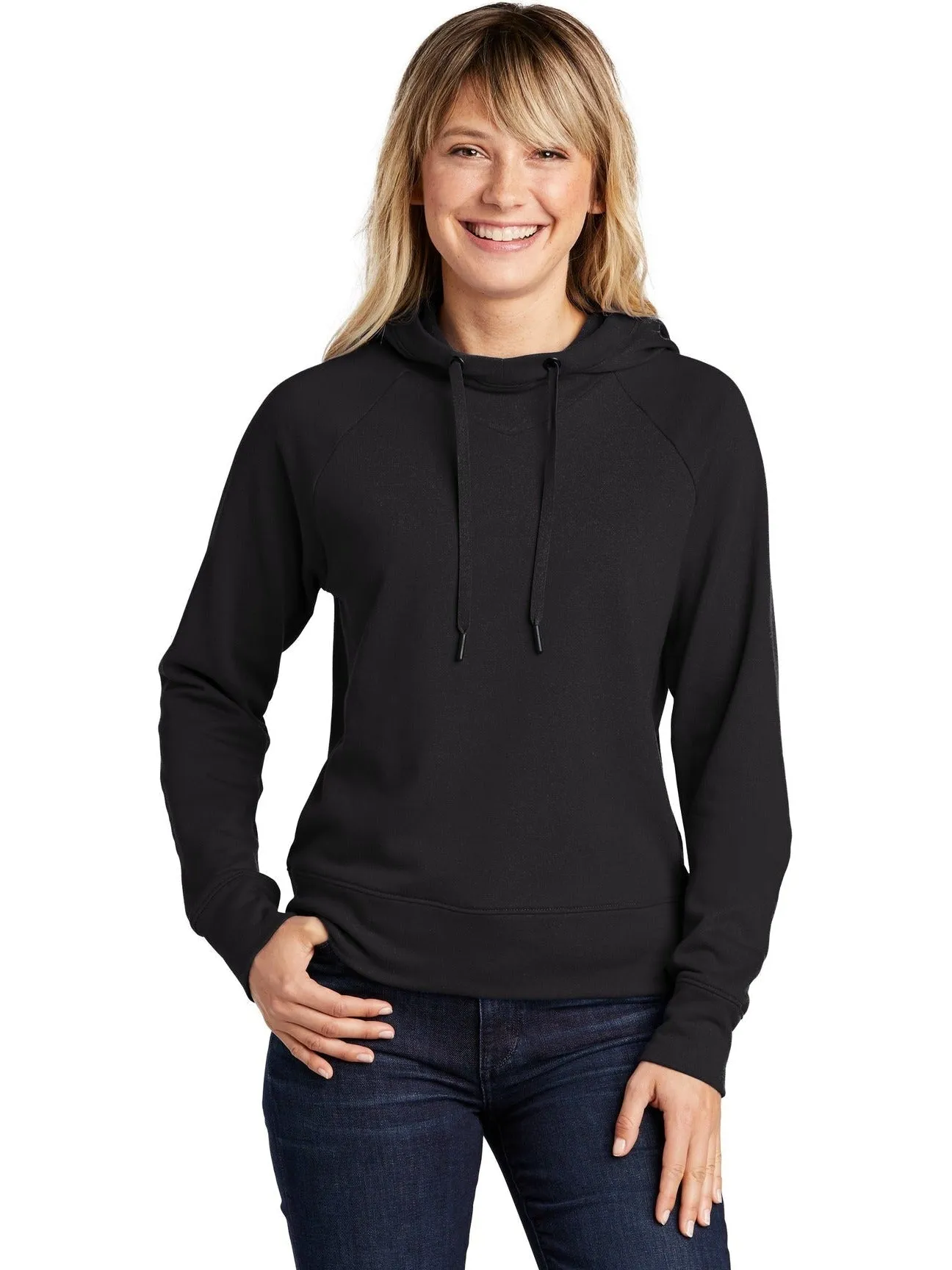 Sport-Tek Ladies Lightweight French Terry Pullover Hoodie