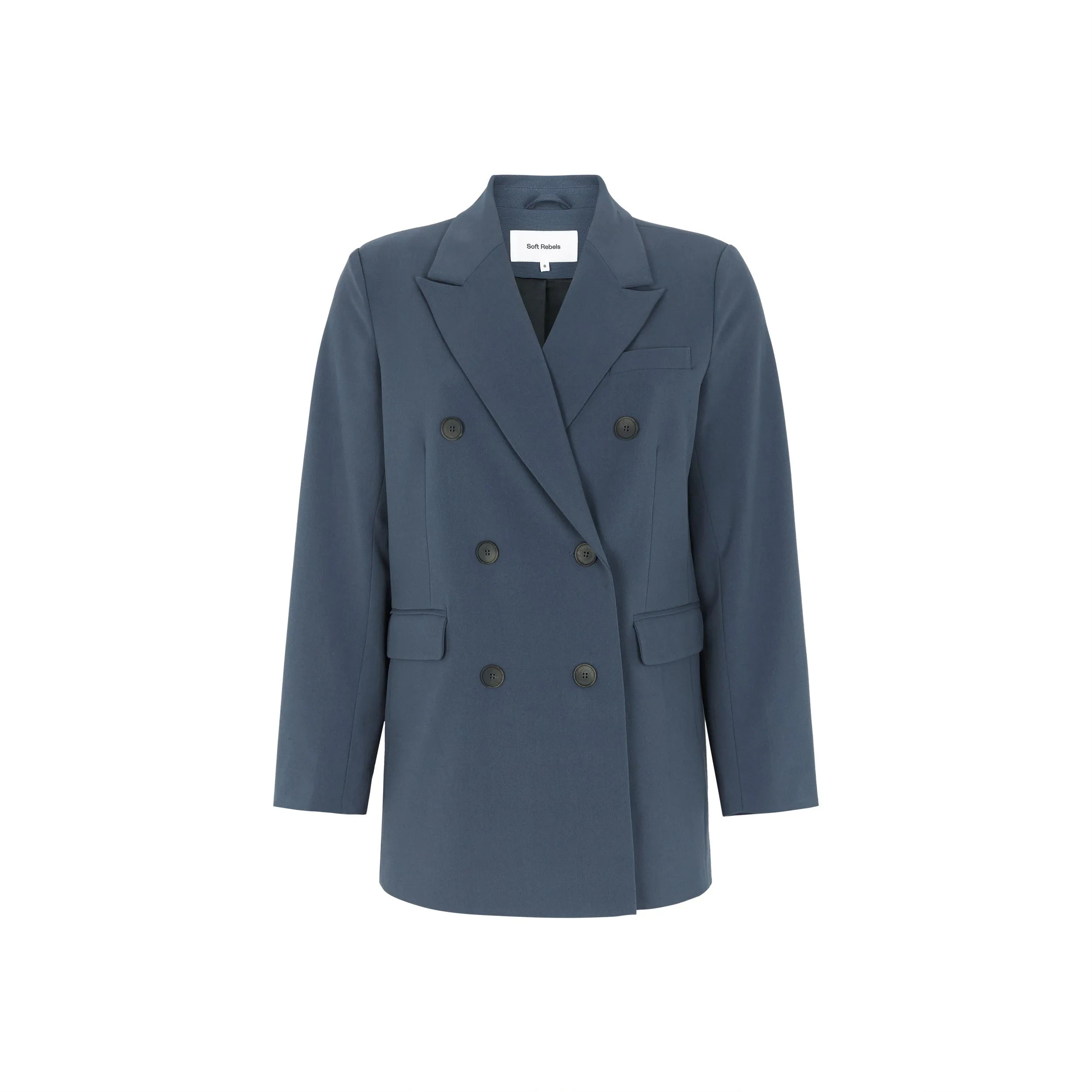 SRJen Blazer - GRS - Ombre Blue Melange