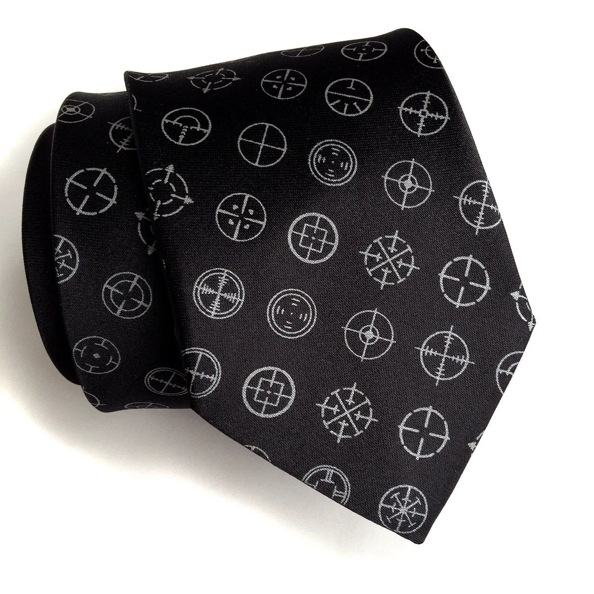 Straight Shooter Silk Necktie