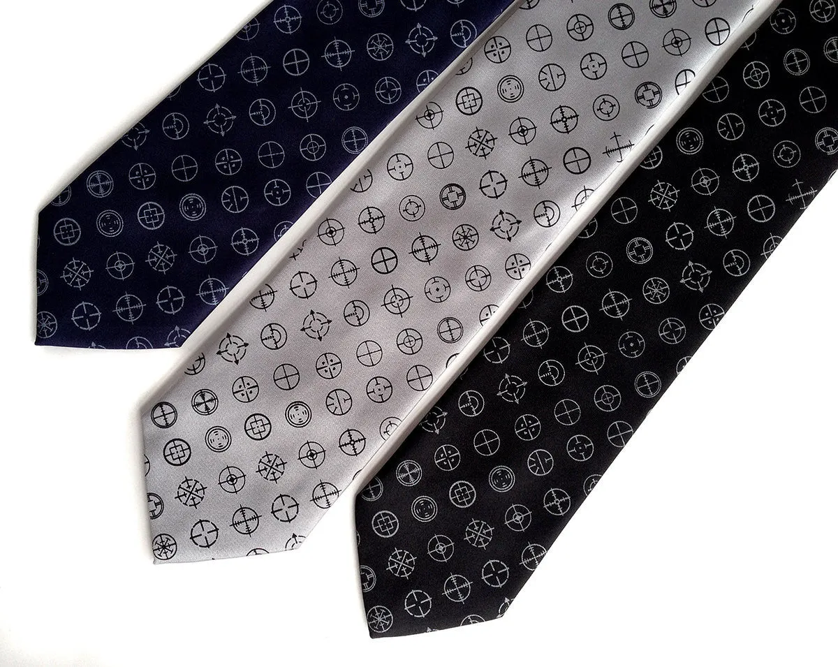 Straight Shooter Silk Necktie