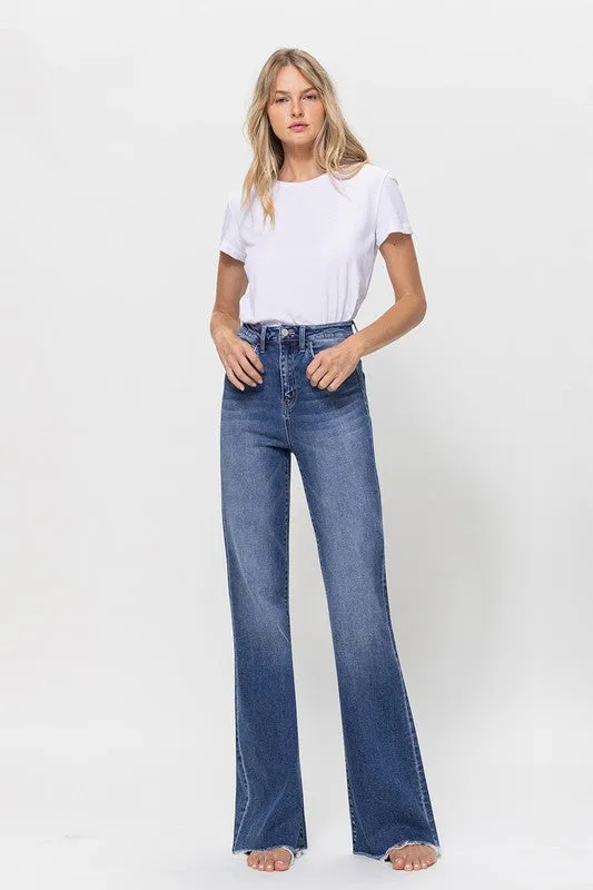 SUPER HIGH RISE RELAXED FLARE