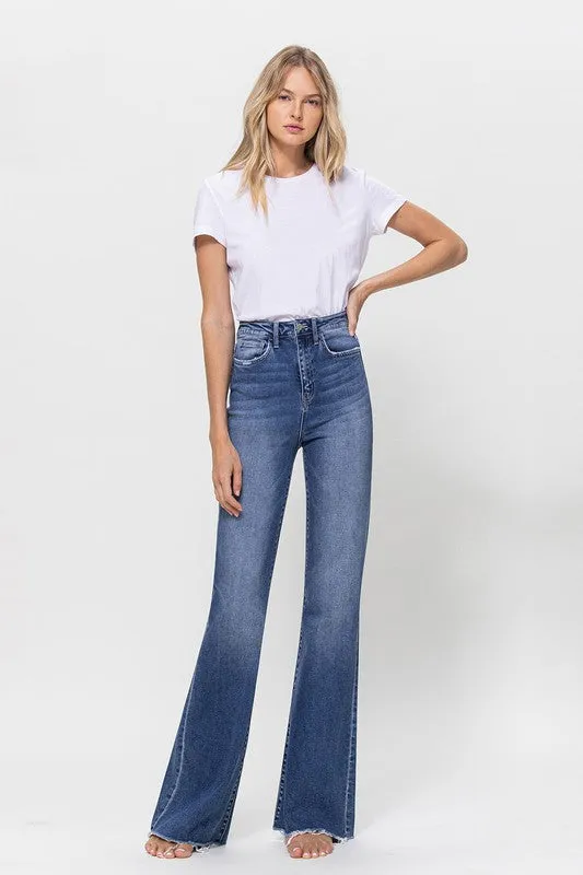 SUPER HIGH RISE RELAXED FLARE