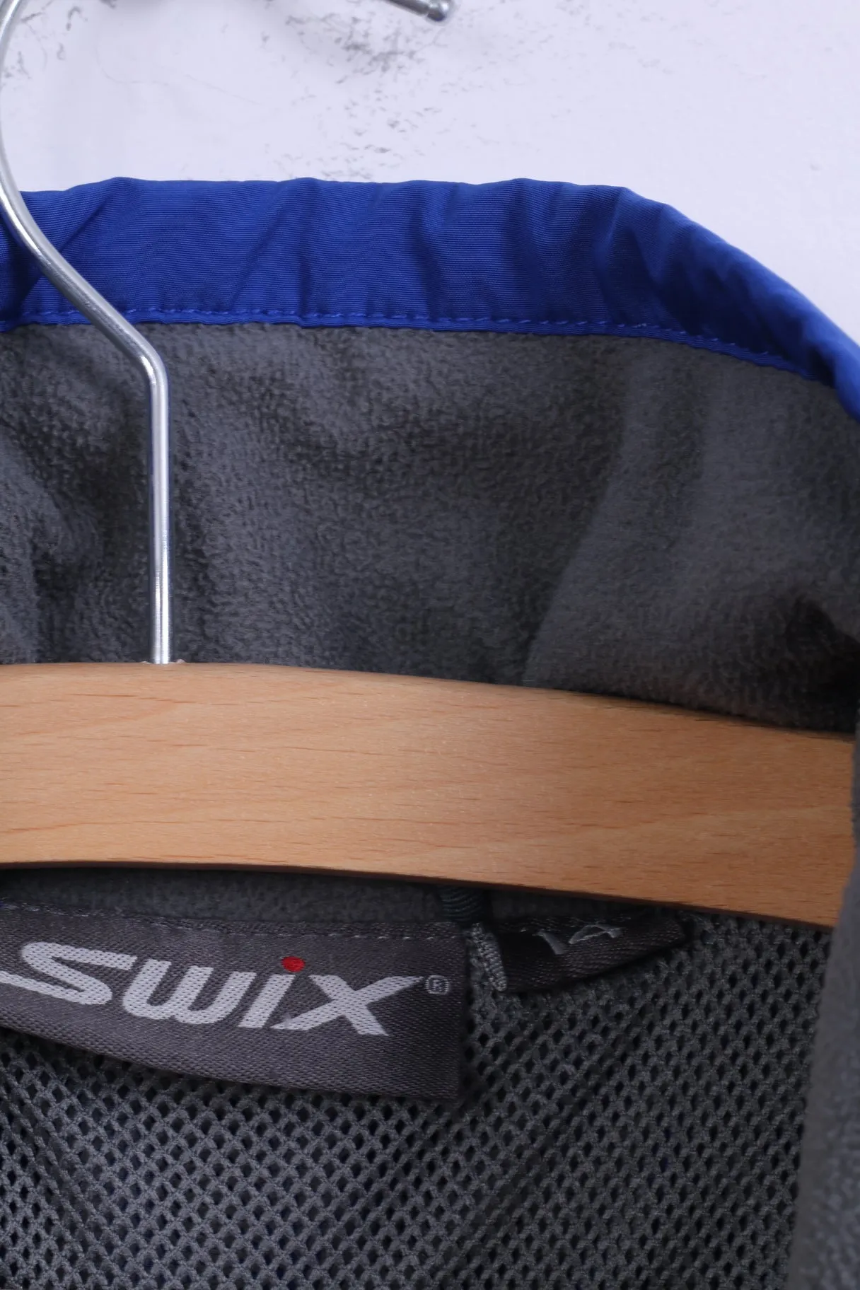 SWIX Womens 14 XL Track Top Jacket Full Zipper Sport Blue