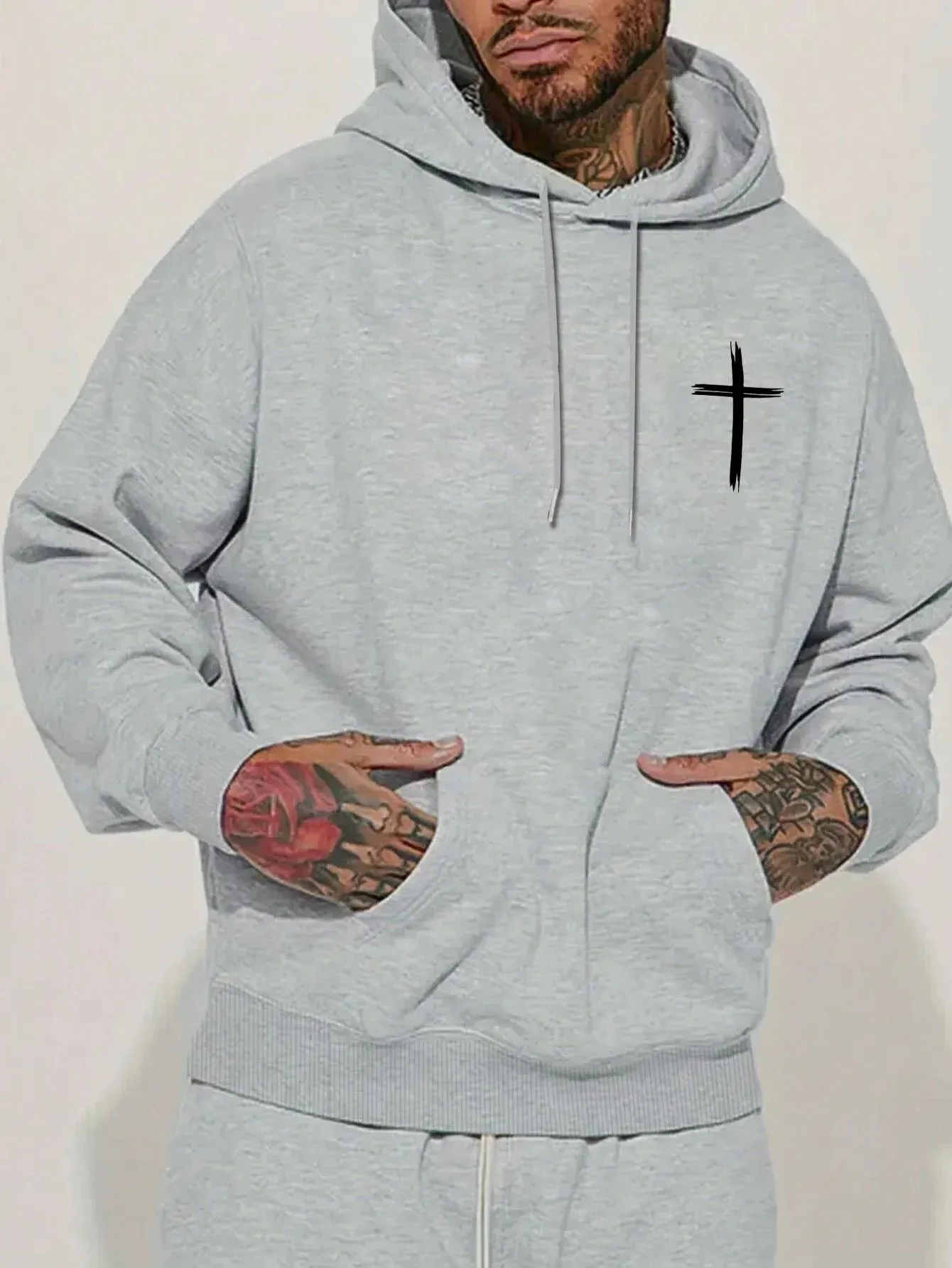 SXV  'pray about it as much’ Printed Cool Aesthetic Sweatshirt Hoodie