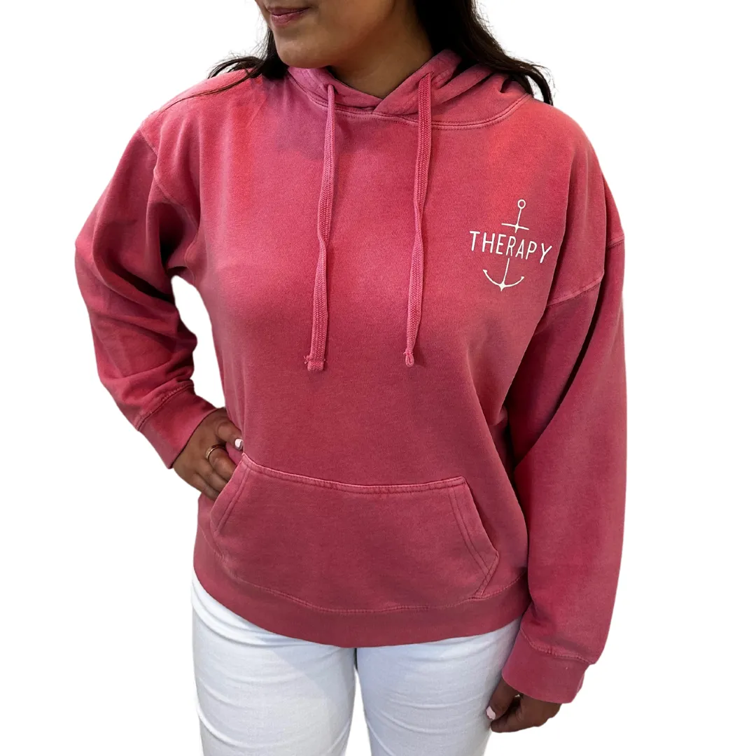 Therapy | Bristol, RI Garment Dye Hoodie Sweatshirt