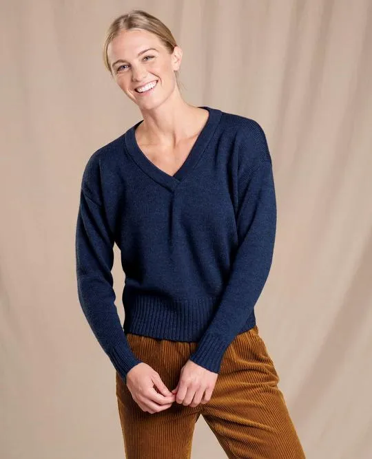 TOAD&CO DEERWEED V-NECK SWEATER