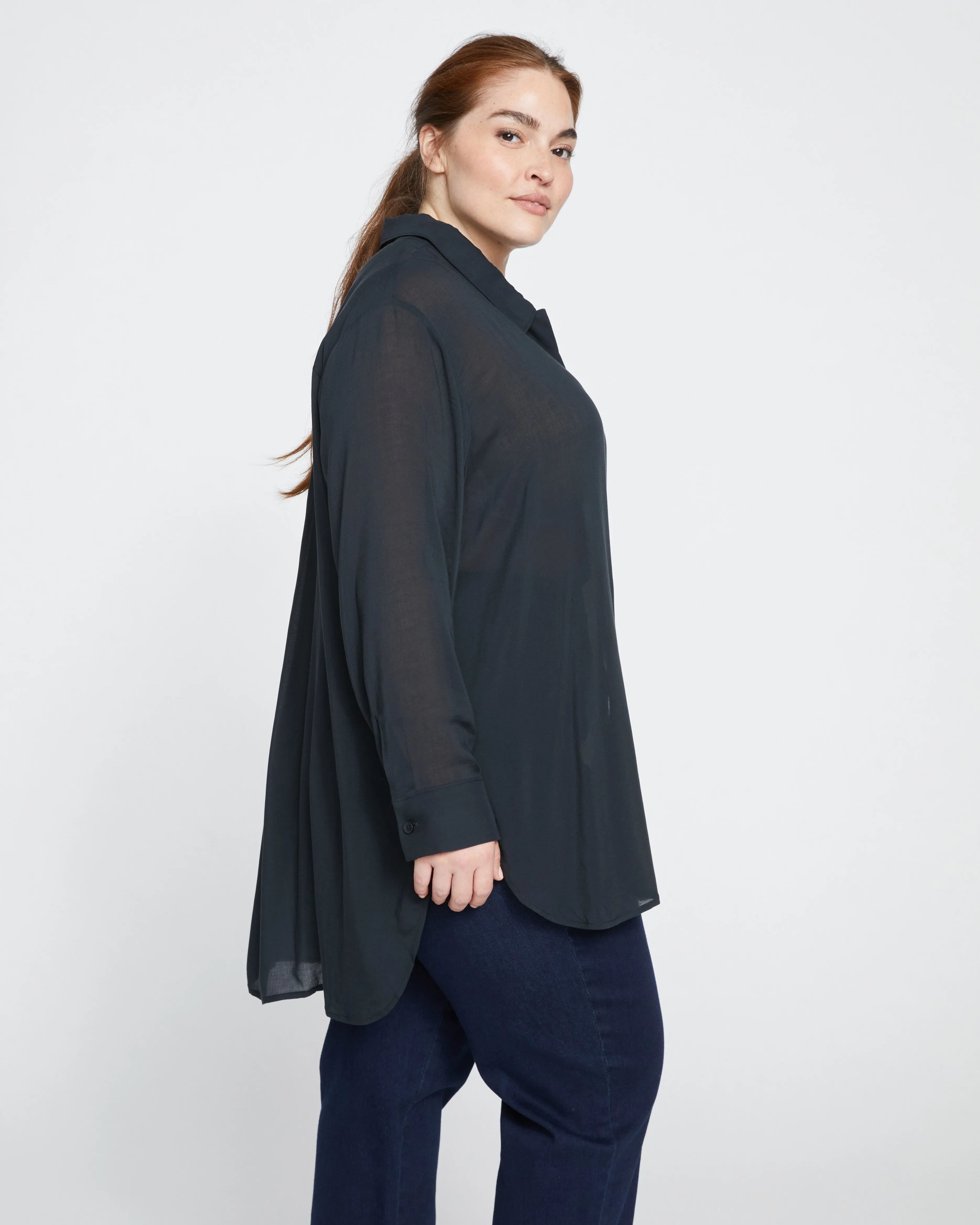 Toni Hi Low Tunic - Black