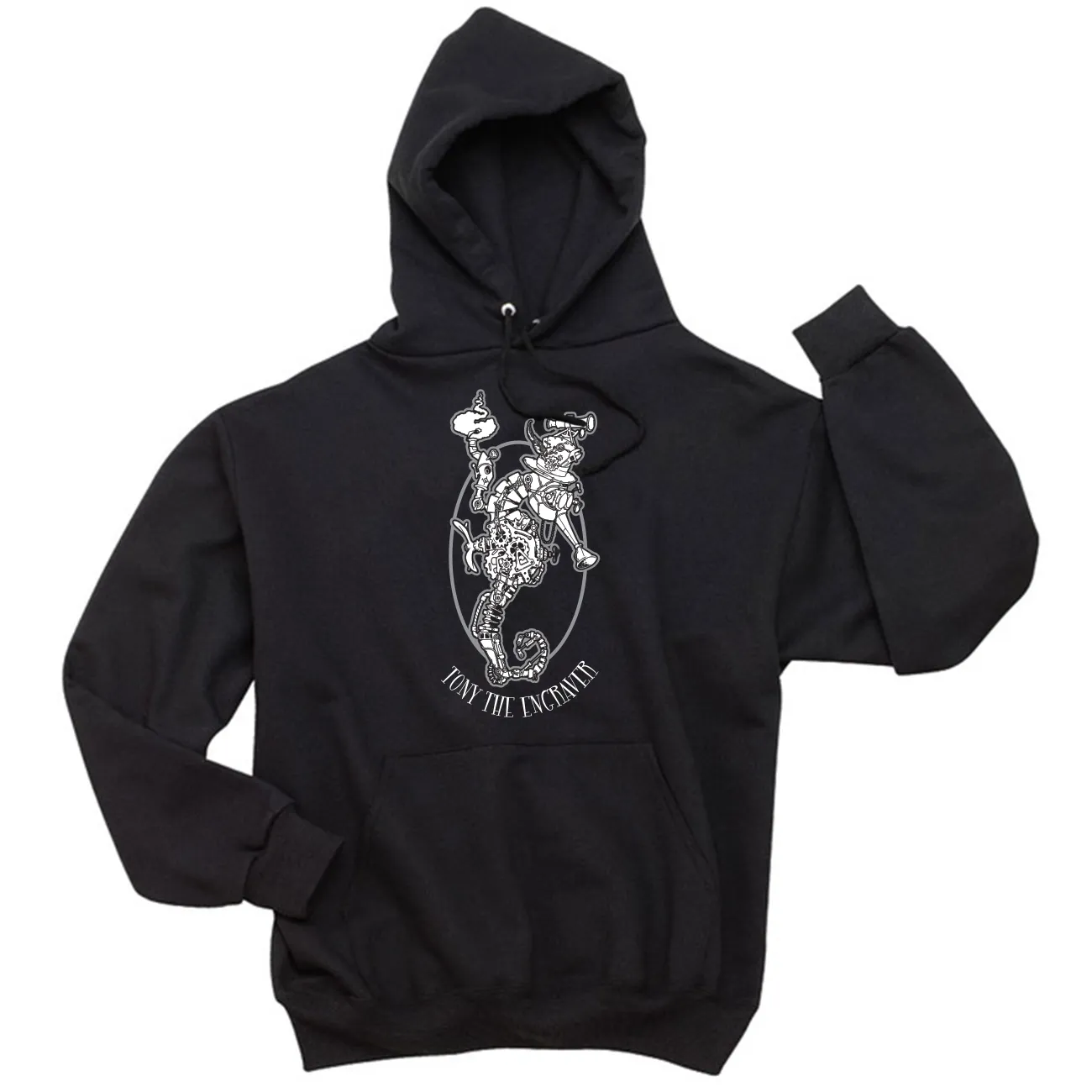 TONY THE ENGRAVER SEA HORSE HOODIE