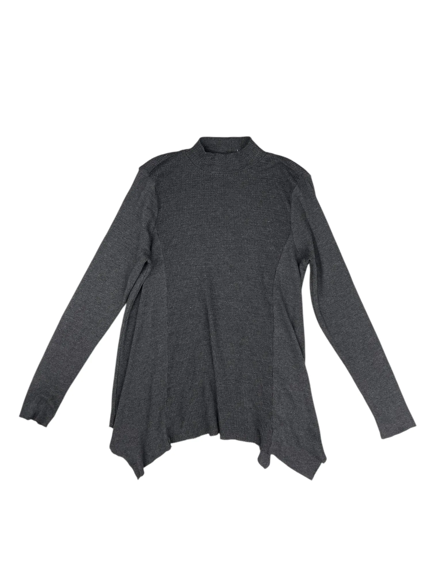 Tunic Long Sleeve By T.la In Grey, Size: Xs