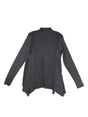 Tunic Long Sleeve By T.la In Grey, Size: Xs