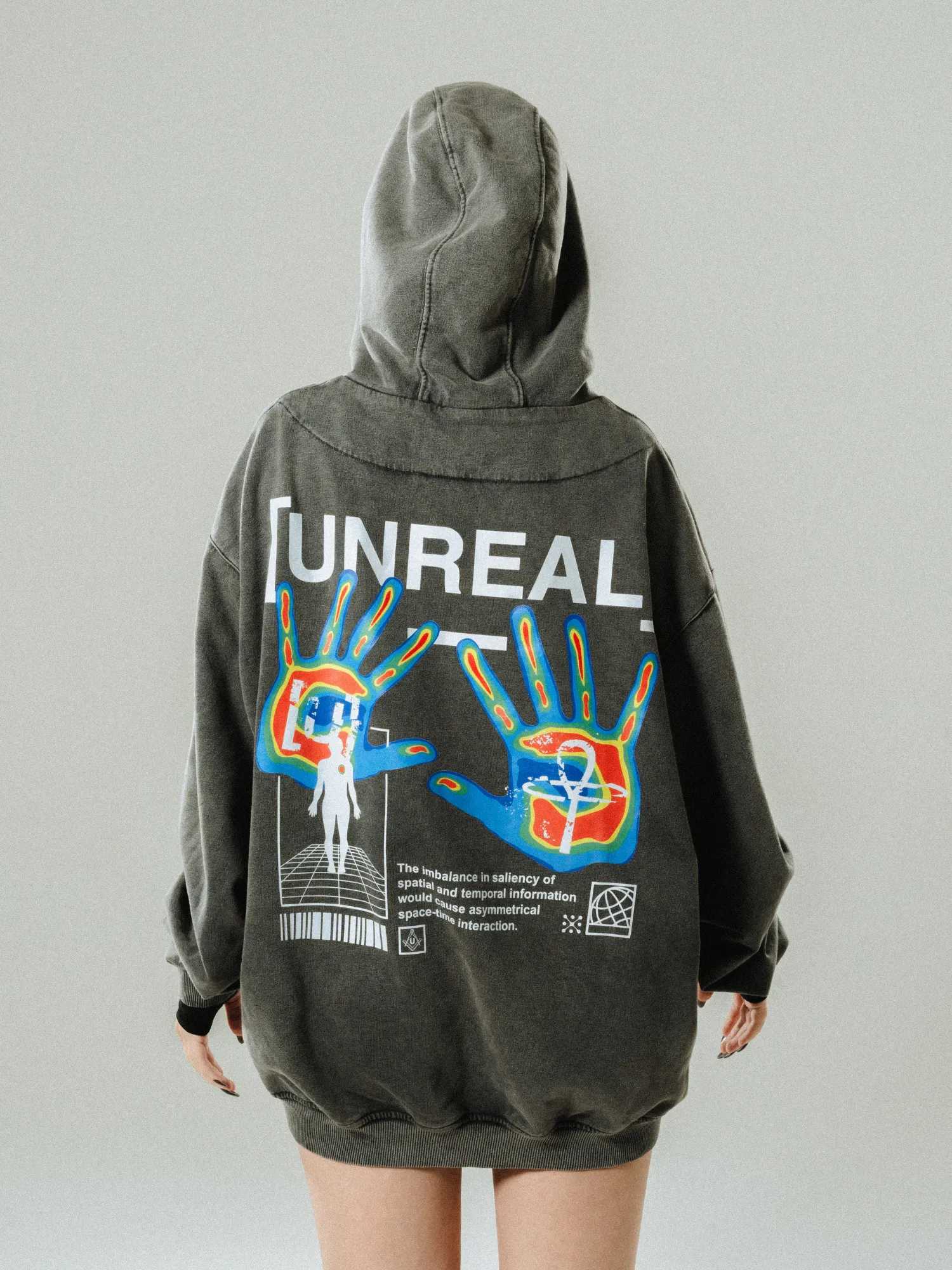 UNREAL Washed Vision Hoodie