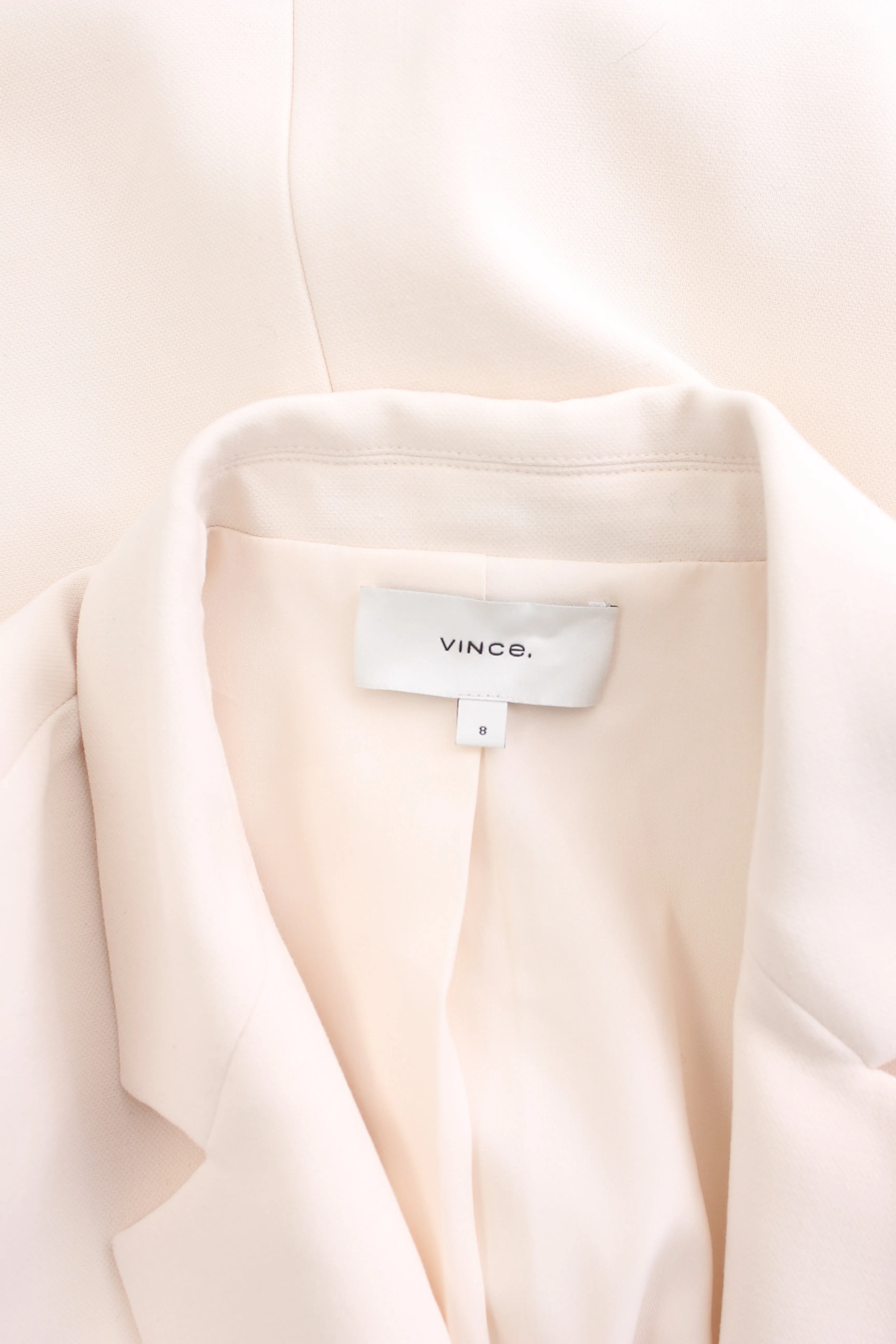 Vince Shrunken Crepe Blazer