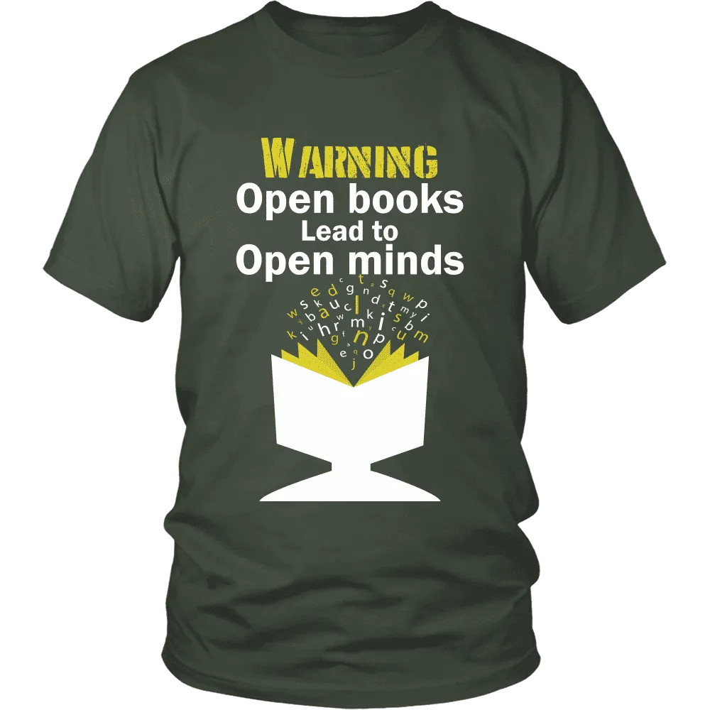 Warning! Open books lead to open minds