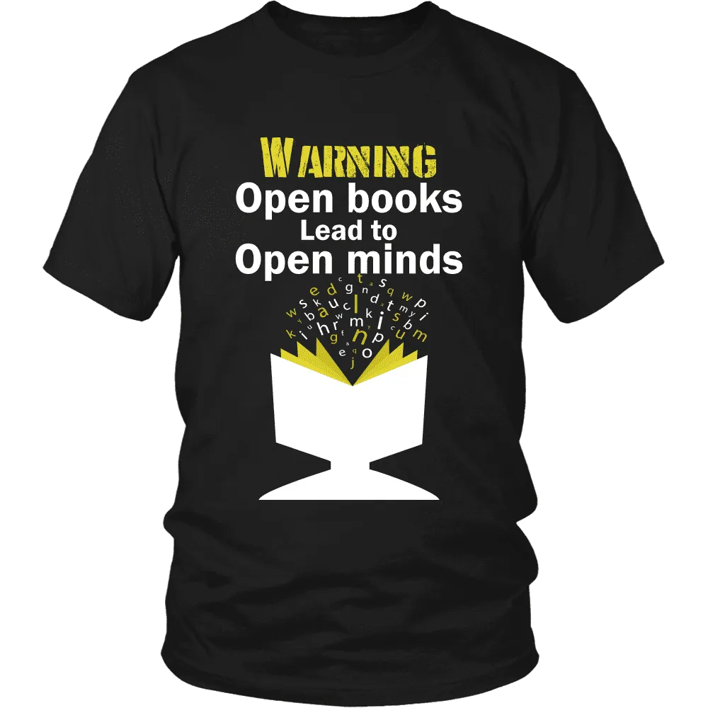 Warning! Open books lead to open minds