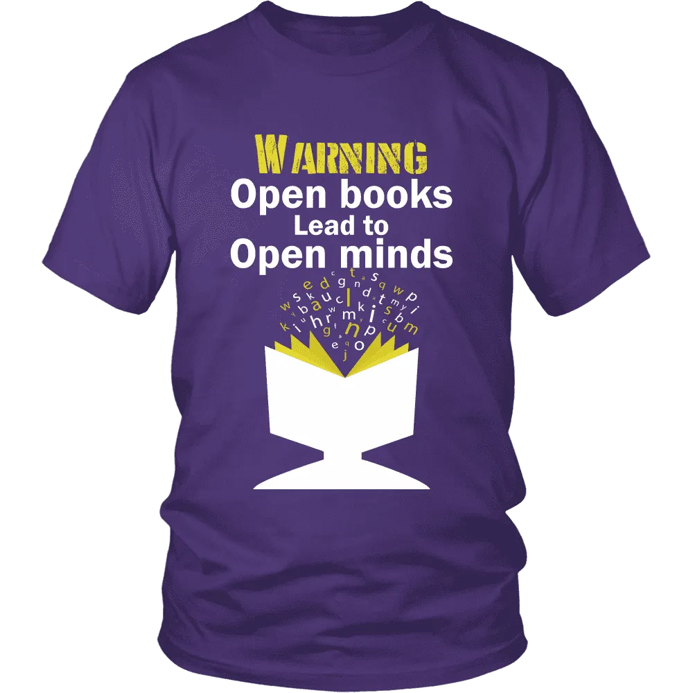 Warning! Open books lead to open minds