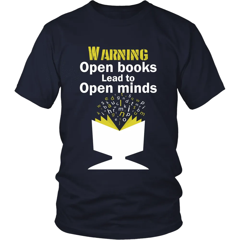 Warning! Open books lead to open minds