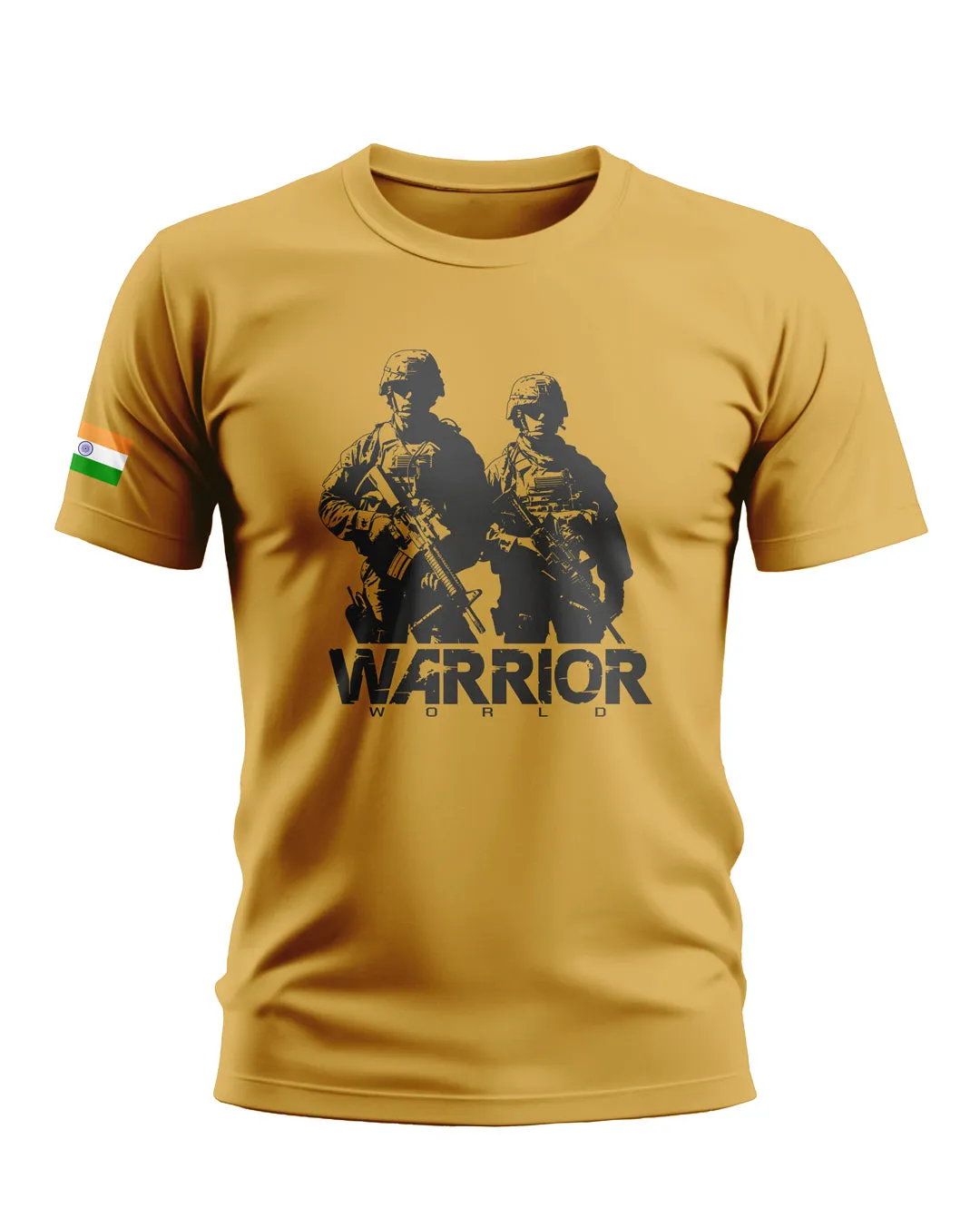 Warrior world Army Soft Cotton T-shirt