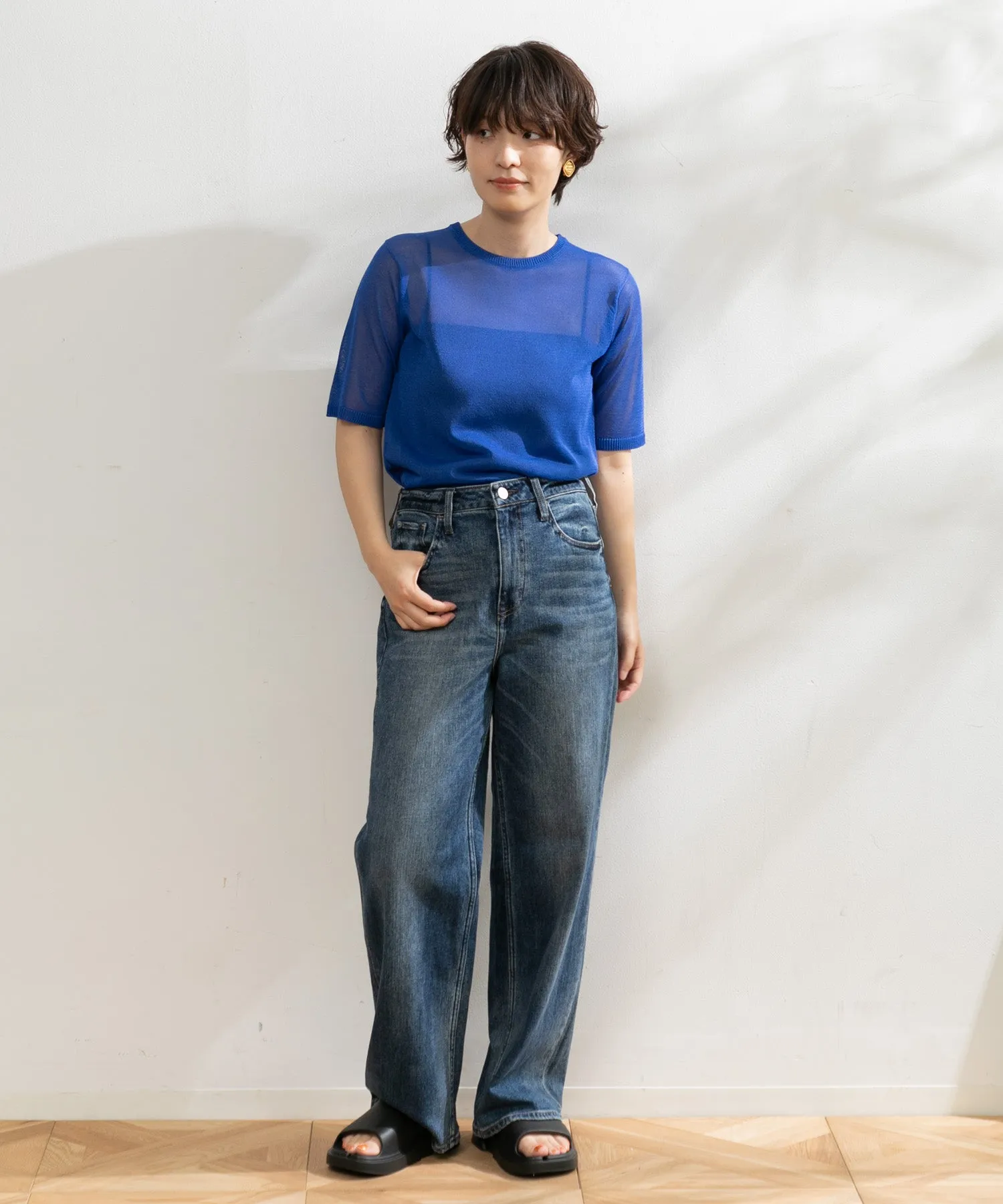 【WOMEN】Healthy denim Pink Pepper ストレートデニム