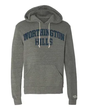 Worthington Hills Block Grey Hoodie | ADULT